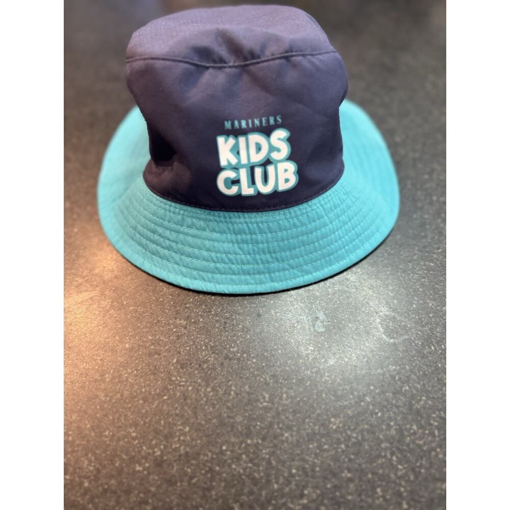 Seattle Mariners Kids Club Reversible One Size Bucket Hat Youth